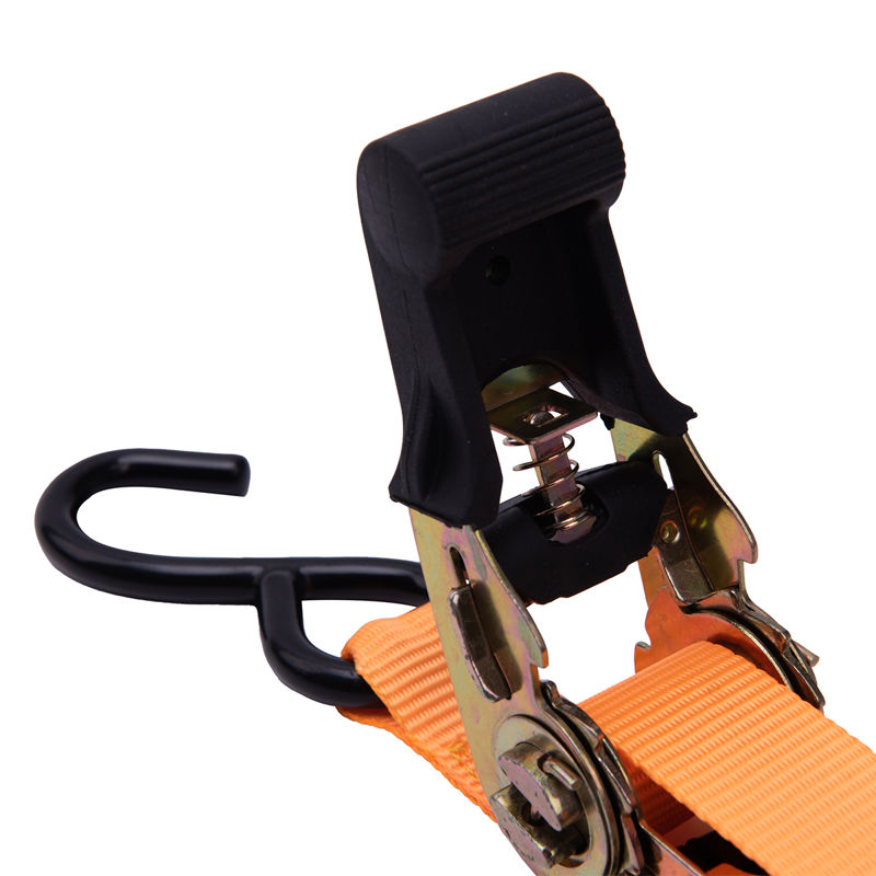 25mm 500kgs retractable ratchet strap